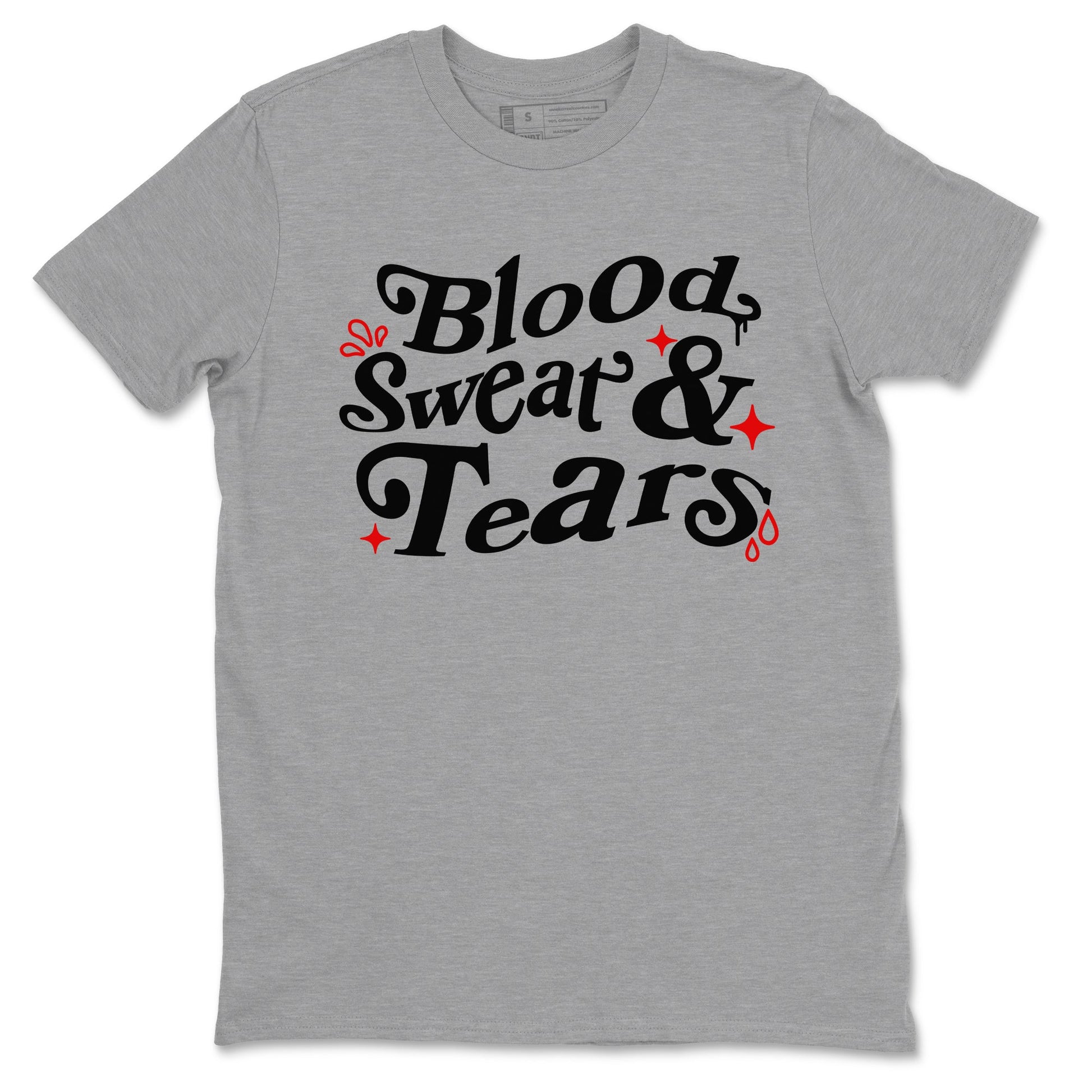 3s Black Cement shirts to match jordans Blood Sweat Tears sneaker match tees Air Jordan 3 Black Cement match shoes to clothes SNRT Sneaker Tees unisex cotton Heather Grey 2 shirts