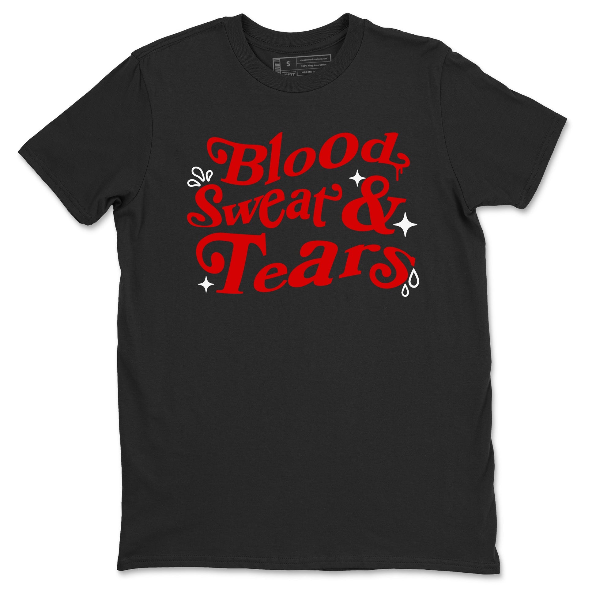 6s Fire Red shirts to match jordans Blood Sweat Tears best t shirts to wear with jordans Air Jordan 6 Fire Red match shoes to clothes SNRT Sneaker Tees unisex cotton Black 2 shirts