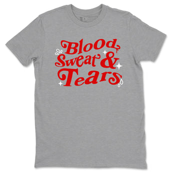 6s Fire Red shirts to match jordans Blood Sweat Tears best t shirts to wear with jordans Air Jordan 6 Fire Red match shoes to clothes SNRT Sneaker Tees unisex cotton Heather Grey 2 shirts
