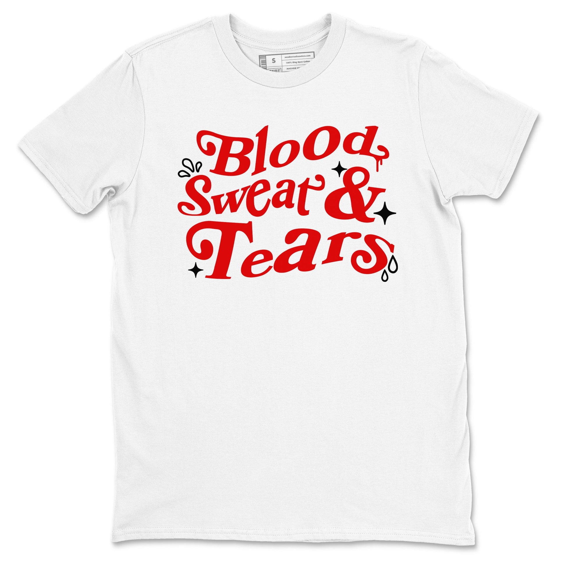 6s Fire Red shirts to match jordans Blood Sweat Tears best t shirts to wear with jordans Air Jordan 6 Fire Red match shoes to clothes SNRT Sneaker Tees unisex cotton White 2 shirts