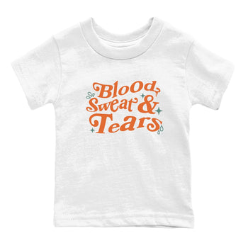 Dunk Low Ceramic shirts to match jordans Blood Sweat Tears sneaker match tees Dunk Ceramic match shoes to clothes SNRT Sneaker Tees Youth Baby White 2 tee