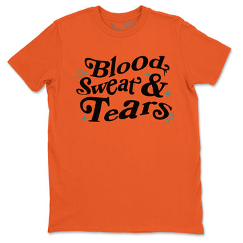 Dunk Low Ceramic shirts to match jordans Blood Sweat Tears sneaker match tees Dunk Ceramic match shoes to clothes SNRT Sneaker Tees unisex cotton Orange 2 shirts