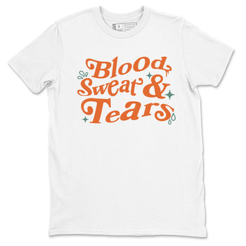 Dunk Low Ceramic shirts to match jordans Blood Sweat Tears sneaker match tees Dunk Ceramic match shoes to clothes SNRT Sneaker Tees unisex cotton White 2 shirts