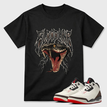 Sneakerfit Streetwear outfit, Sneaker Tees To Match Air Jordan 3 World's Best Dad – Bloodline Graphic Tee Black 1