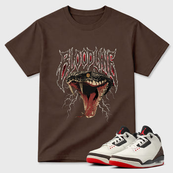 Sneakerfit Streetwear outfit, Sneaker Tees To Match Air Jordan 3 World's Best Dad – Bloodline Graphic Tee Dark Chocolate 1
