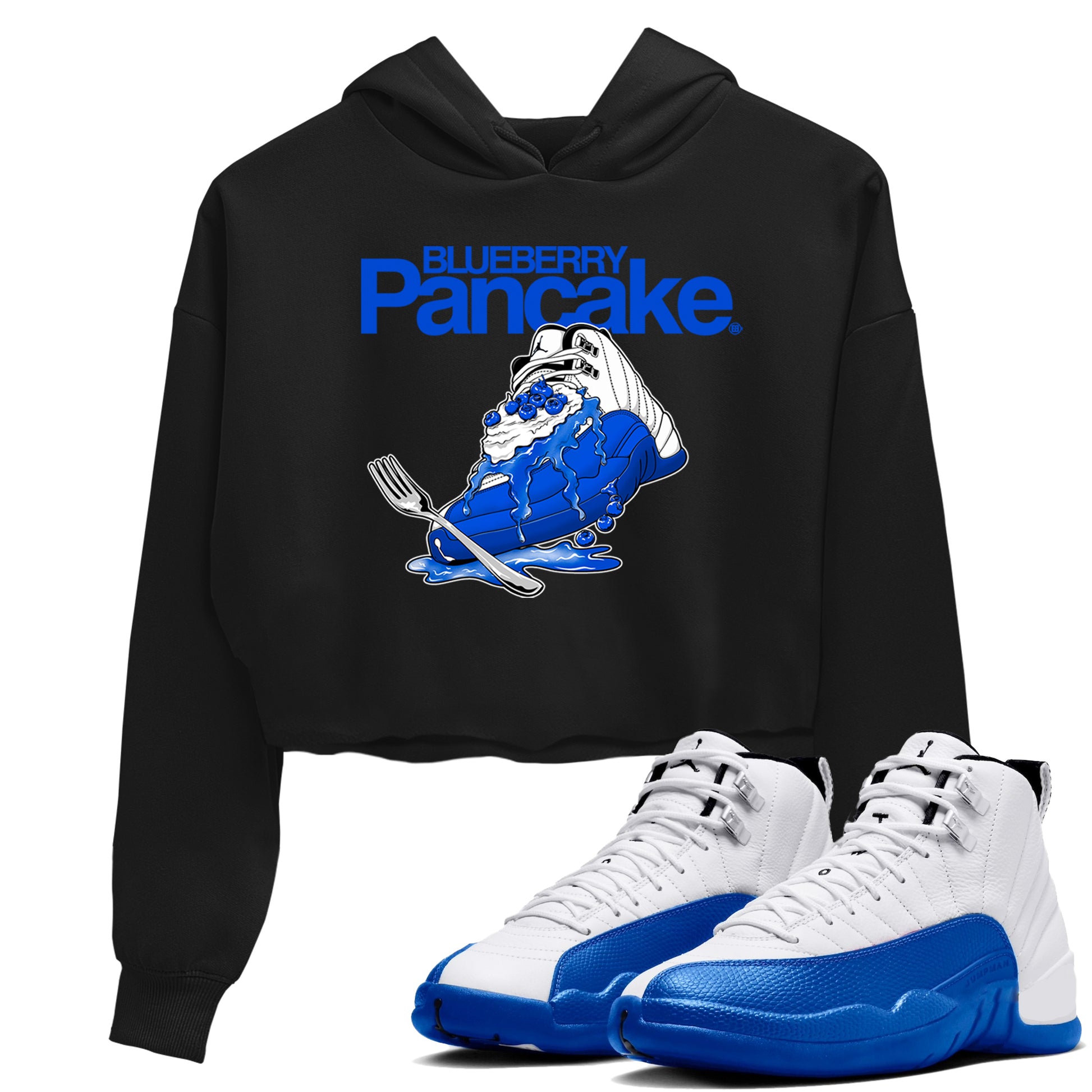 Blueberry Pancake SNRT Sneaker Women's Top - Air Jordan 12 Blueberry - SNRT Sneaker T-shirts