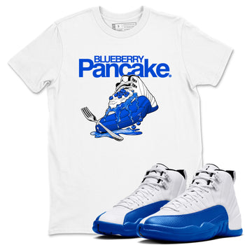 Blueberry Pancake SNRT Sneaker Tees - Air Jordan 12 Blueberry - SNRT Sneaker T-shirts