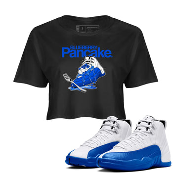 Blueberry Pancake SNRT Sneaker Women's Top - Air Jordan 12 Blueberry - SNRT Sneaker T-shirts