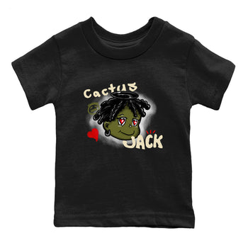 Jordan 1 Olive t shirts to match sneakers Born Blessed sneaker match tees Air Jordan 1 Low x Travis Scott Reverse Olive tee SNRT Sneaker Tees Youth Baby Black 2 tee