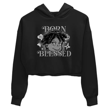 12s Black Wolf Grey shirts to match jordans Born Blessed sneaker match tees Air Jordan 12 Black Wolf Grey match shoes to clothes SNRT Sneaker Tees unisex cotton Black 2 crop tee