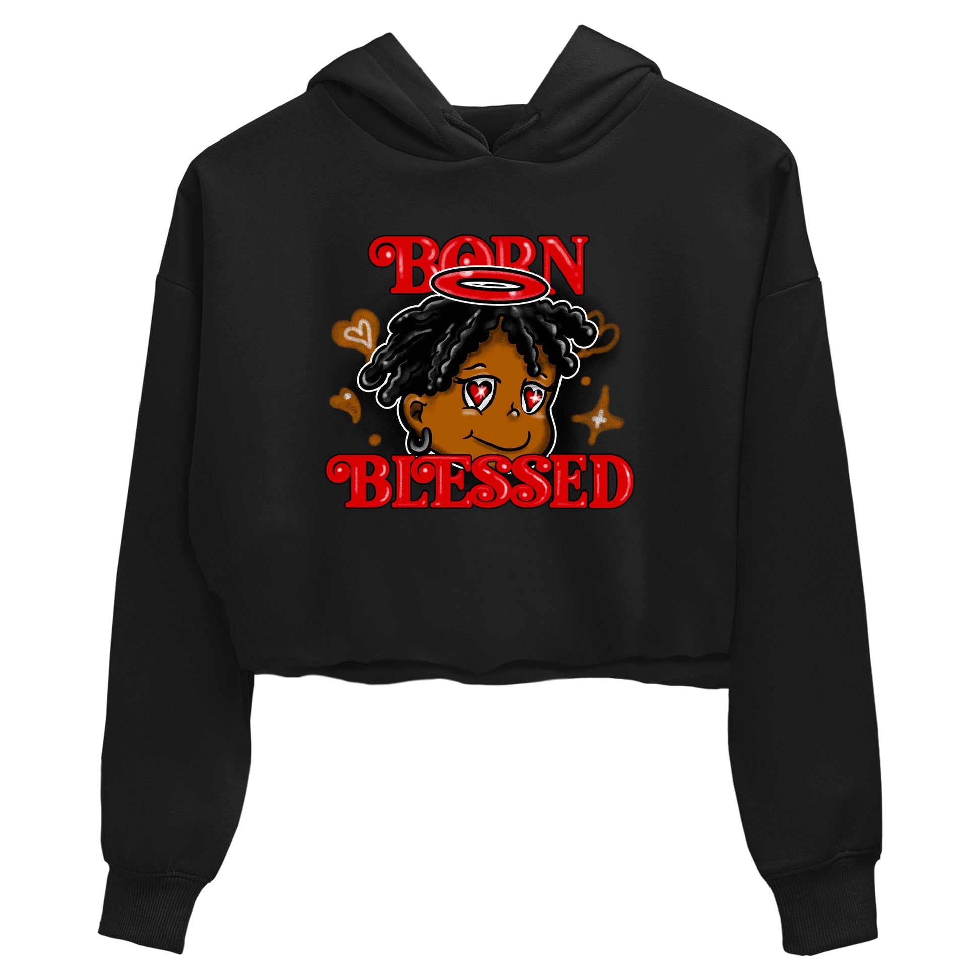 5s Archaeo Brown shirts to match jordans Born Blessed sneaker match tees Air Jordan 5 Archaeo Brown match shoes to clothes SNRT Sneaker Tees unisex cotton Black 2 crop tee