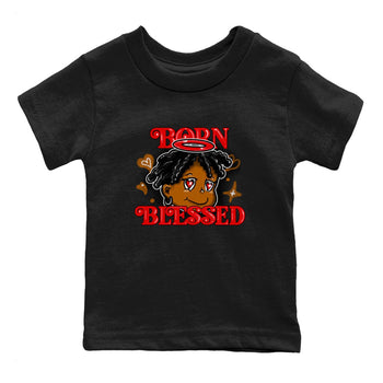 5s Archaeo Brown shirts to match jordans Born Blessed sneaker match tees Air Jordan 5 Archaeo Brown match shoes to clothes SNRT Sneaker Tees Youth Baby Black 2 tee