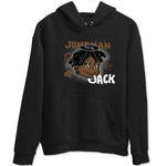 Jordan Jumpman Jack Travis Scott Dark Mocha shirts to match jordans Born Blessed sneaker match tees Jordan Jumpman Jack Travis Scott Dark Mocha match shoes to clothes SNRT Sneaker Tees unisex cotton Black 2 shirts