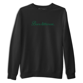 Sneaker Threads – Sneaker Tees To Match Air Jordan 1 Pro Green – Born Different Graphic Tee Black 2. Perfect for Jordan releases 2025 colorways.