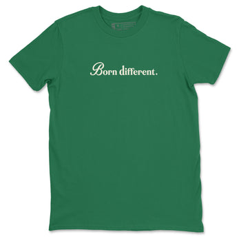 Sneaker Threads – Sneaker Tees To Match Air Jordan 1 Pro Green – Born Different Graphic Tee Kelly Green 2. Perfect for Jordan releases 2025 colorways.