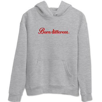 Jordan 11 Low Bred t-shirts to match jordans Born Different sneaker match tees Air Jordan 11 Bred graphic tee for sneakerheads SNRT Sneaker Tees unisex cotton Heather Grey 2 shirts