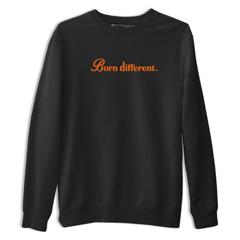 Born Different sneaker match t-shirt styled to complete your fit with the Air Jordan 3 Starfish sneakers, shown in Black 2.