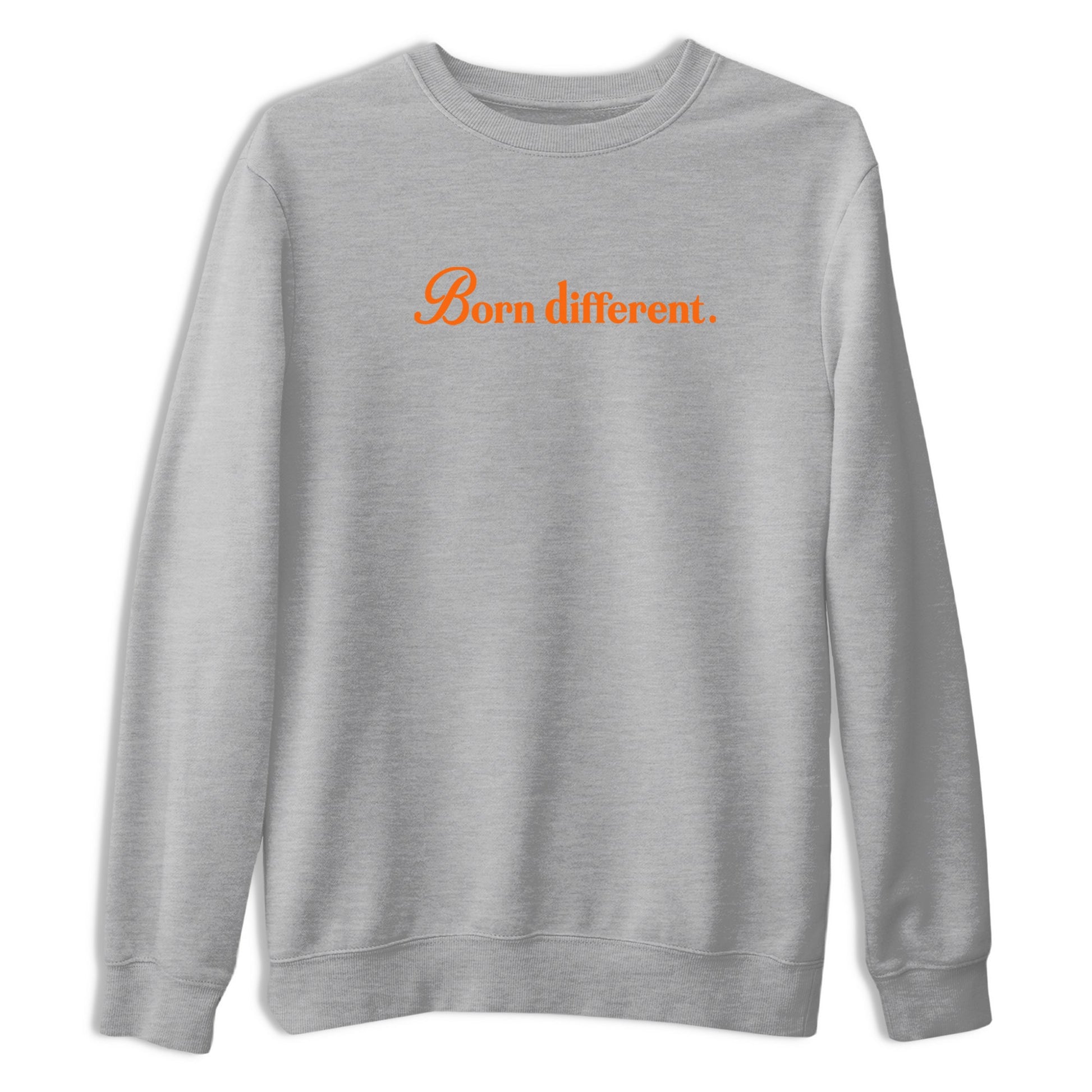 Born Different sneaker match t-shirt styled to complete your fit with the Air Jordan 3 Starfish sneakers, shown in Heather Grey 2.