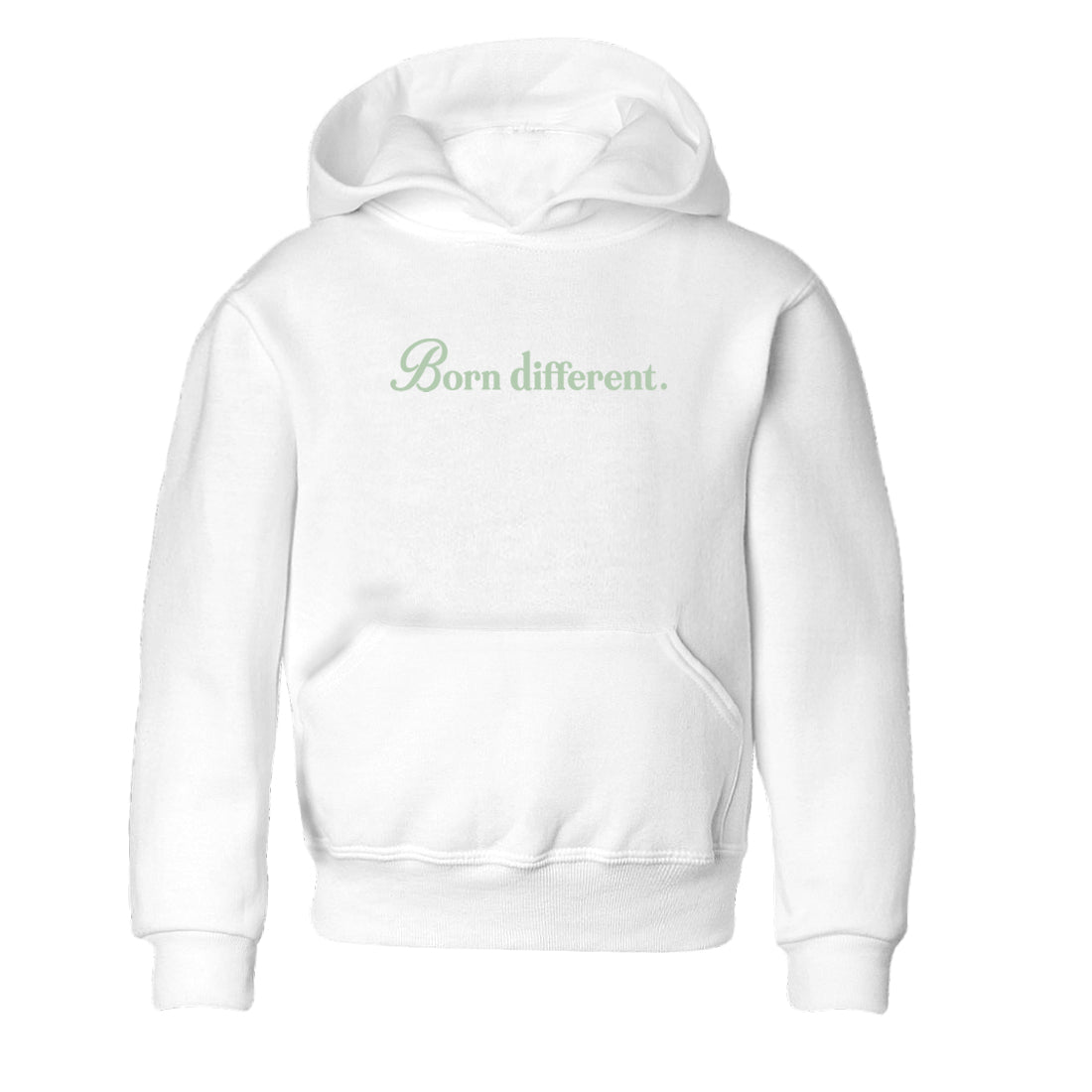 4s seafoam t-shirts to match jordans Born Different sneaker match tees Air Jordan 4 Abundance graphic tee for sneakerheads SNRT Sneaker Tees Youth Baby White 2 tee