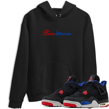 Sneaker match tees – Sneaker Tees To Match Jordan 4 Retro Rare Air Shoes – Born Different Tee Black 1