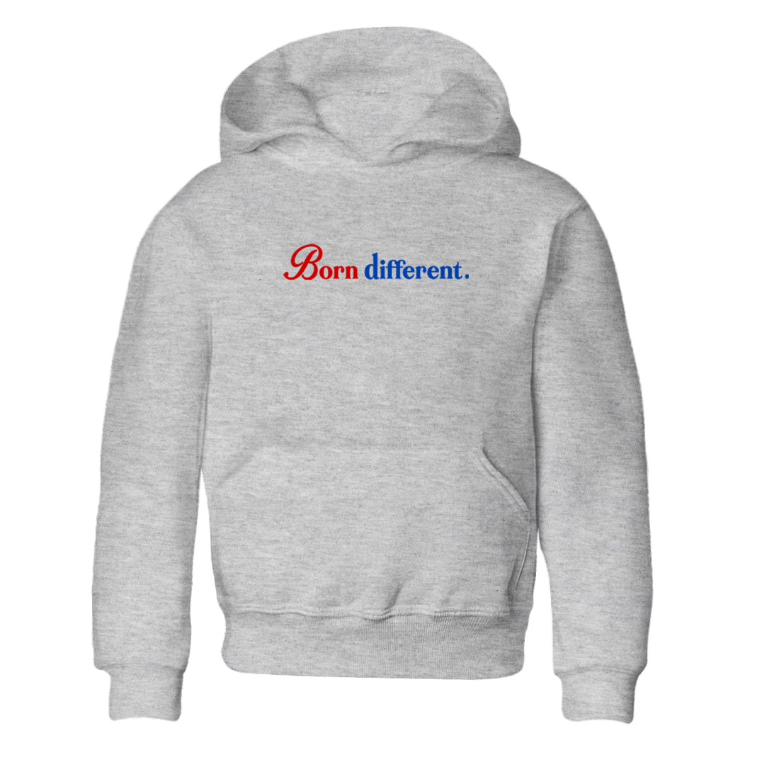 Sneaker match tees – Sneaker Tees To Match Jordan 4 Retro Rare Air Shoes – Born Different Kids T-Shirt Heather Grey 2
