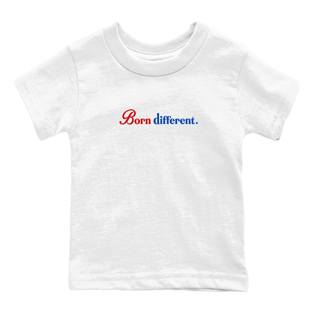 Sneaker match tees – Sneaker Tees To Match Jordan 4 Retro Rare Air Shoes – Born Different Kids T-Shirt White 2