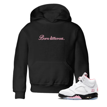 Sneaker Threads – Sneaker Threads To Match Air Jordan 5 35th Anniversary Shoes – Born Different Kids T-Shirt Black 1