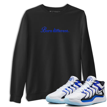Sneaker Threads – Sneaker Tees To Match Nike KD 17 Penny – Born Different Graphic Tee Black 1. Perfect for Jordan releases 2025 colorways. Perfect for Kevin Durant basketball sneaker releases and retro Penny-inspired 2025 colorways.
