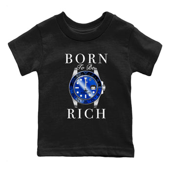 Foams One Royal shirts to match jordans Born To Be Rich sneaker match tees Air Foamposite One Royal match shoes to clothes SNRT Sneaker Tees Youth Baby Black 2 tee