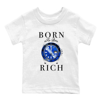 Foams One Royal shirts to match jordans Born To Be Rich sneaker match tees Air Foamposite One Royal match shoes to clothes SNRT Sneaker Tees Youth Baby White 2 tee
