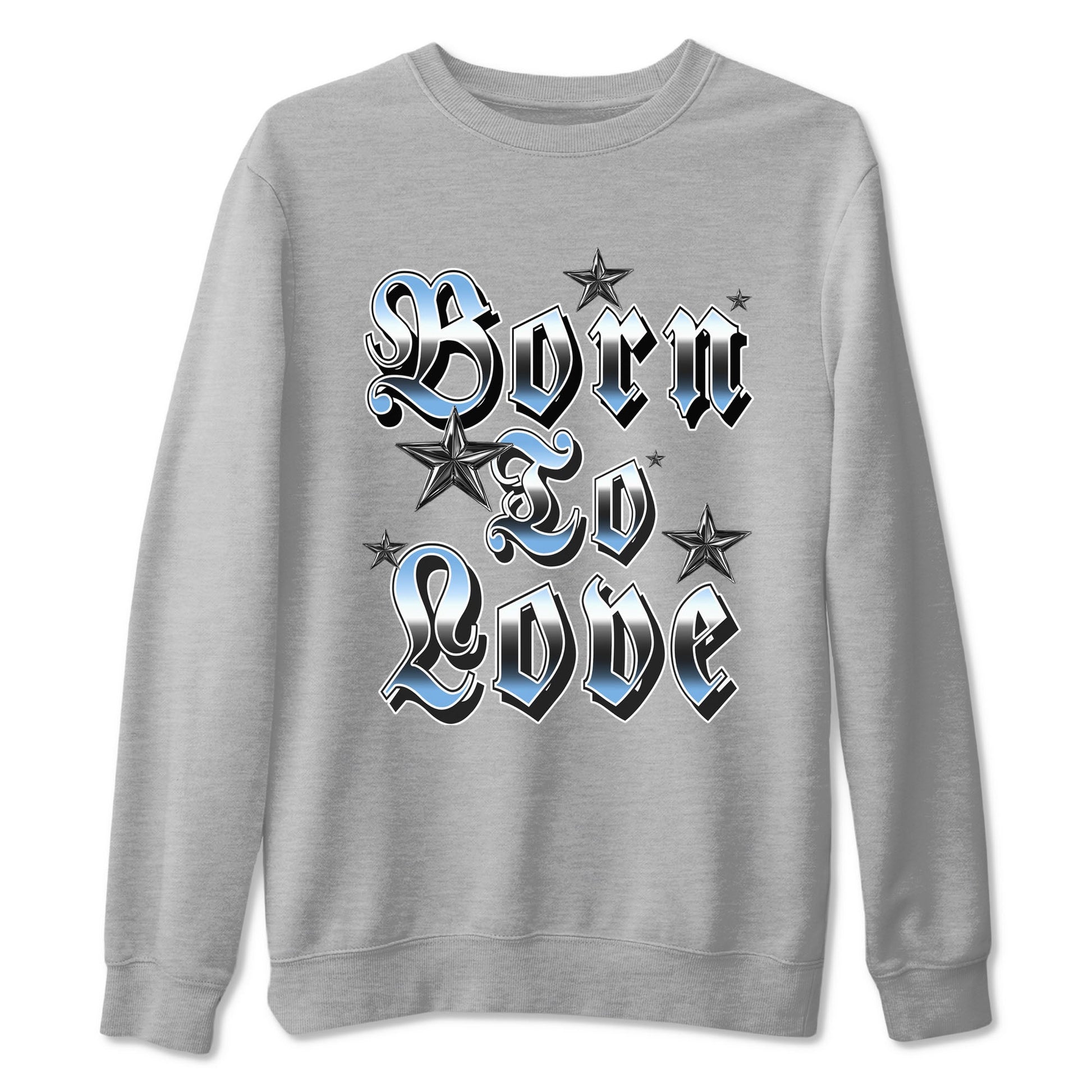 11s Legend Blue shirts to match jordans Born To Love best t shirts to wear with jordans AJ11 Retro Legend Blue match shoes to clothes SNRT Sneaker Tees unisex cotton Heather Grey 2 shirts