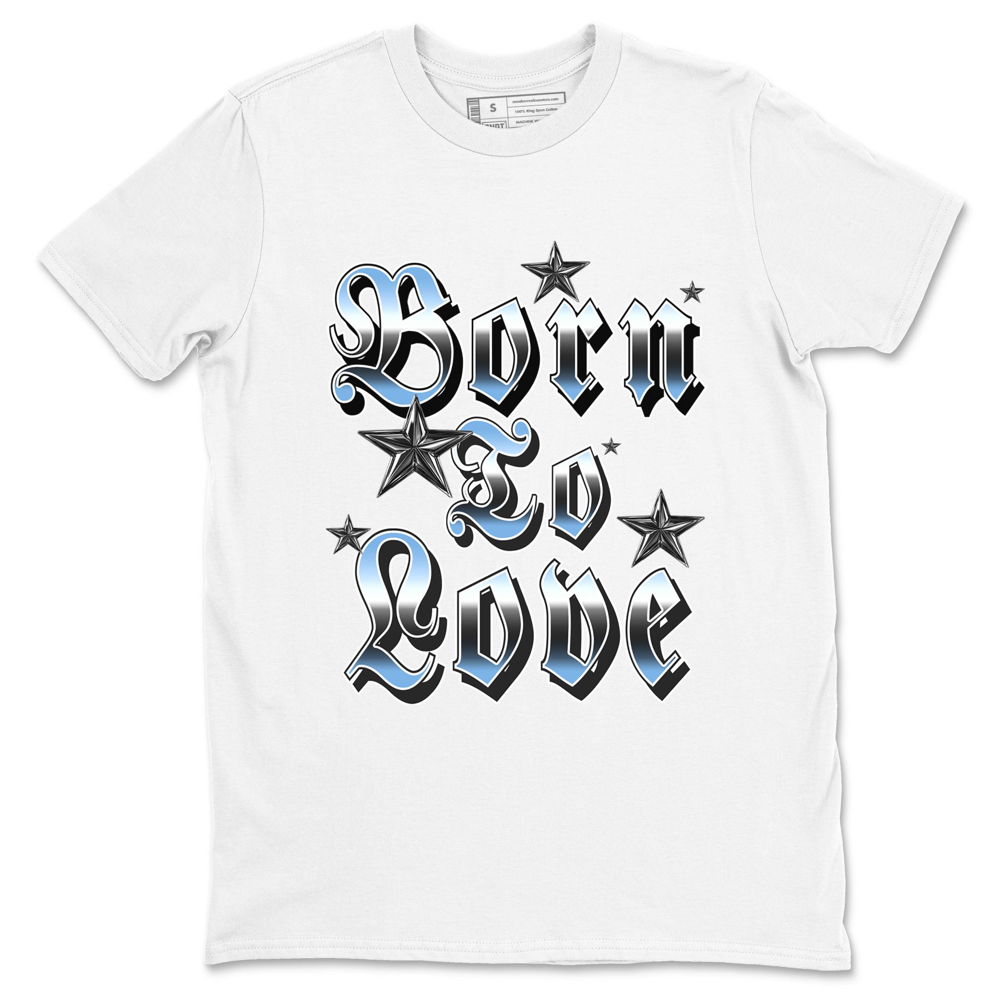 11s Legend Blue shirts to match jordans Born To Love best t shirts to wear with jordans AJ11 Retro Legend Blue match shoes to clothes SNRT Sneaker Tees unisex cotton White 2 shirts