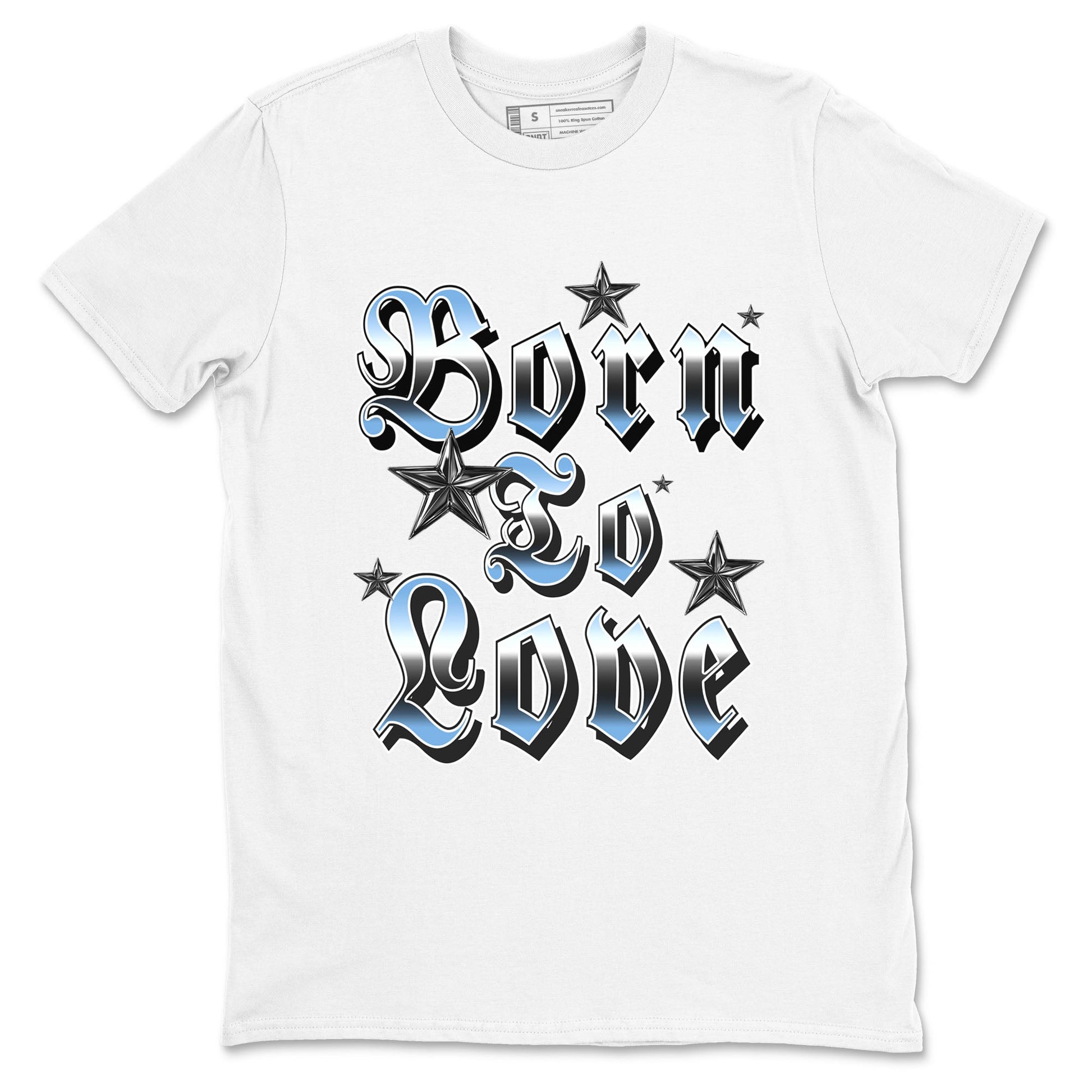 11s Legend Blue shirts to match jordans Born To Love best t shirts to wear with jordans AJ11 Retro Legend Blue match shoes to clothes SNRT Sneaker Tees unisex cotton White 2 shirts