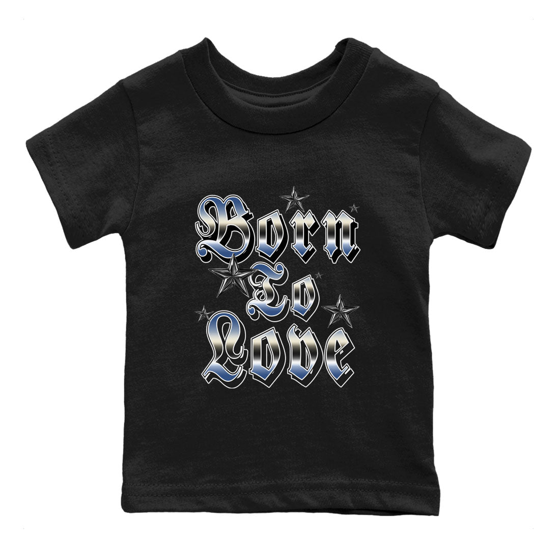 3s For The Love to match jordans Born To Love best t shirts to wear with jordans A Ma Maniere x Air Jordan 3 Diffused Blue match shoes to clothes SNRT Sneaker Tees Youth Baby Black 2 tee