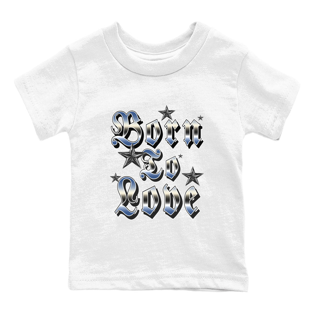 3s For The Love to match jordans Born To Love best t shirts to wear with jordans A Ma Maniere x Air Jordan 3 Diffused Blue match shoes to clothes SNRT Sneaker Tees Youth Baby White 2 tee