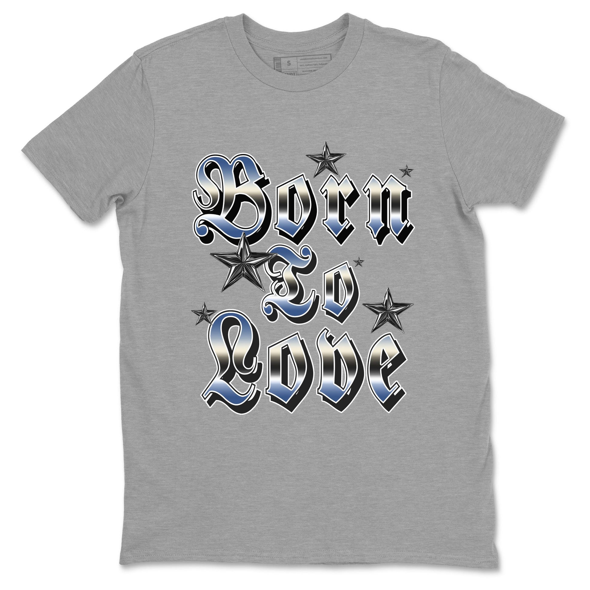 3s For The Love to match jordans Born To Love best t shirts to wear with jordans A Ma Maniere x Air Jordan 3 Diffused Blue match shoes to clothes SNRT Sneaker Tees unisex cotton Heather Grey 2 shirts
