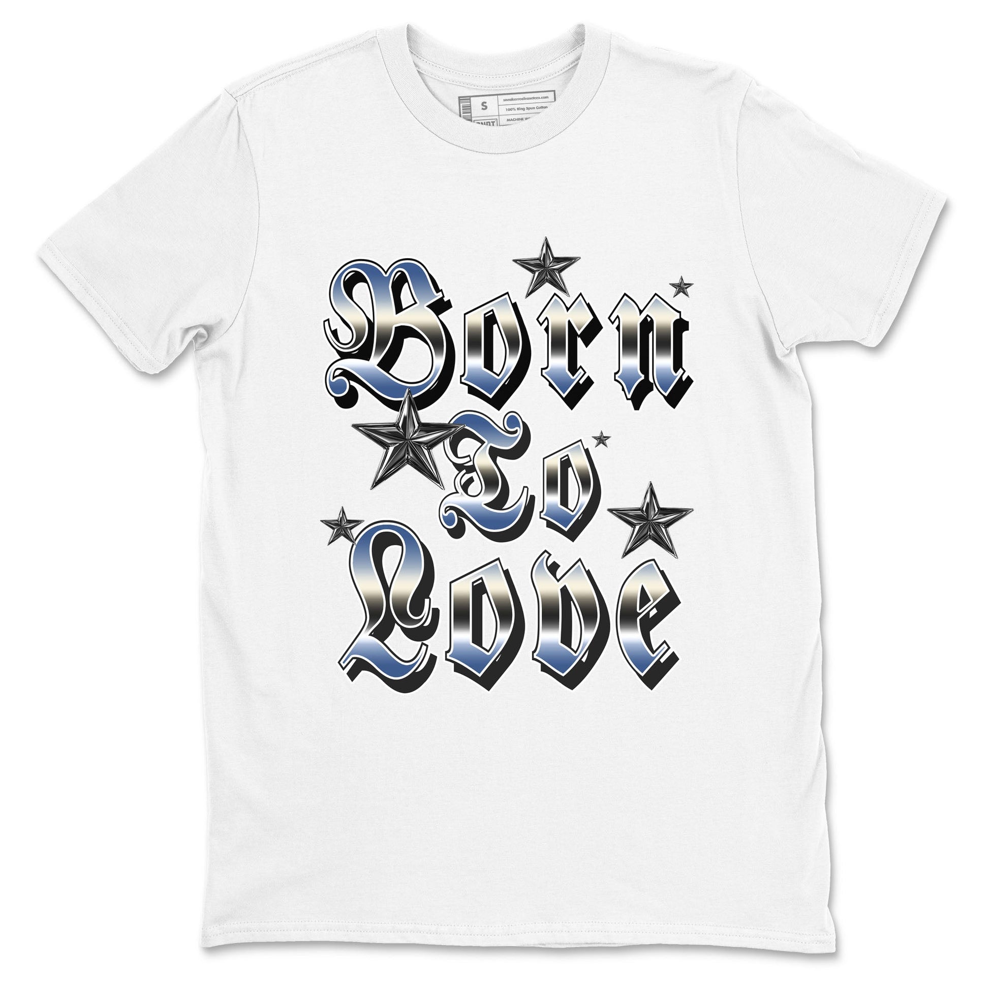 3s For The Love to match jordans Born To Love best t shirts to wear with jordans A Ma Maniere x Air Jordan 3 Diffused Blue match shoes to clothes SNRT Sneaker Tees unisex cotton White 2 shirts