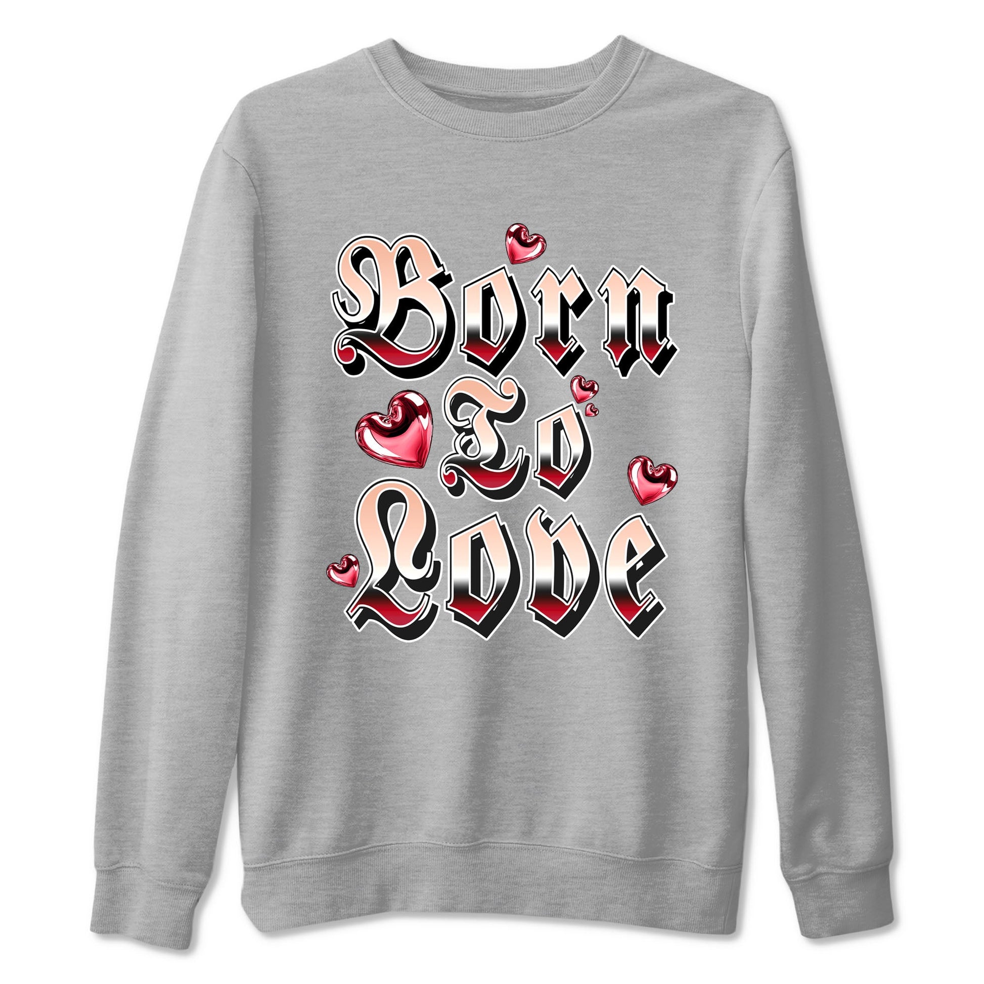 3s Valentines Day shirts to match jordans Born To Love best t shirts to wear with jordans Air Jordan 3 Valentines Day match shoes to clothes SNRT Sneaker Tees unisex cotton Heather Grey 2 shirts