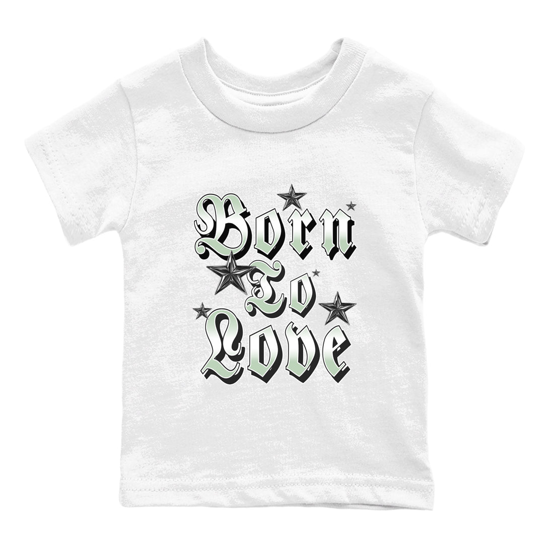 4s Abundance shirts to match jordans Born To Love sneaker match tees Air Jordan 4 Seafoam match shoes to clothes SNRT Sneaker Tees Youth Baby White 2 tee