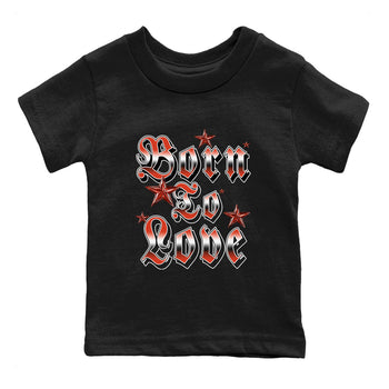 Nigel Sylvester x Air Jordan 4 Brick by Brick shirts to match jordans Born To Love sneaker match tees Air Jordan 4 Brick By Brick match shoes to clothes SNRT Sneaker Tees Youth Baby Black 2 tee