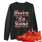 Nigel Sylvester x Air Jordan 4 Brick by Brick shirts to match jordans Born To Love sneaker match tees Air Jordan 4 Brick By Brick match shoes to clothes SNRT Sneaker Tees unisex cotton Black 1 shirts