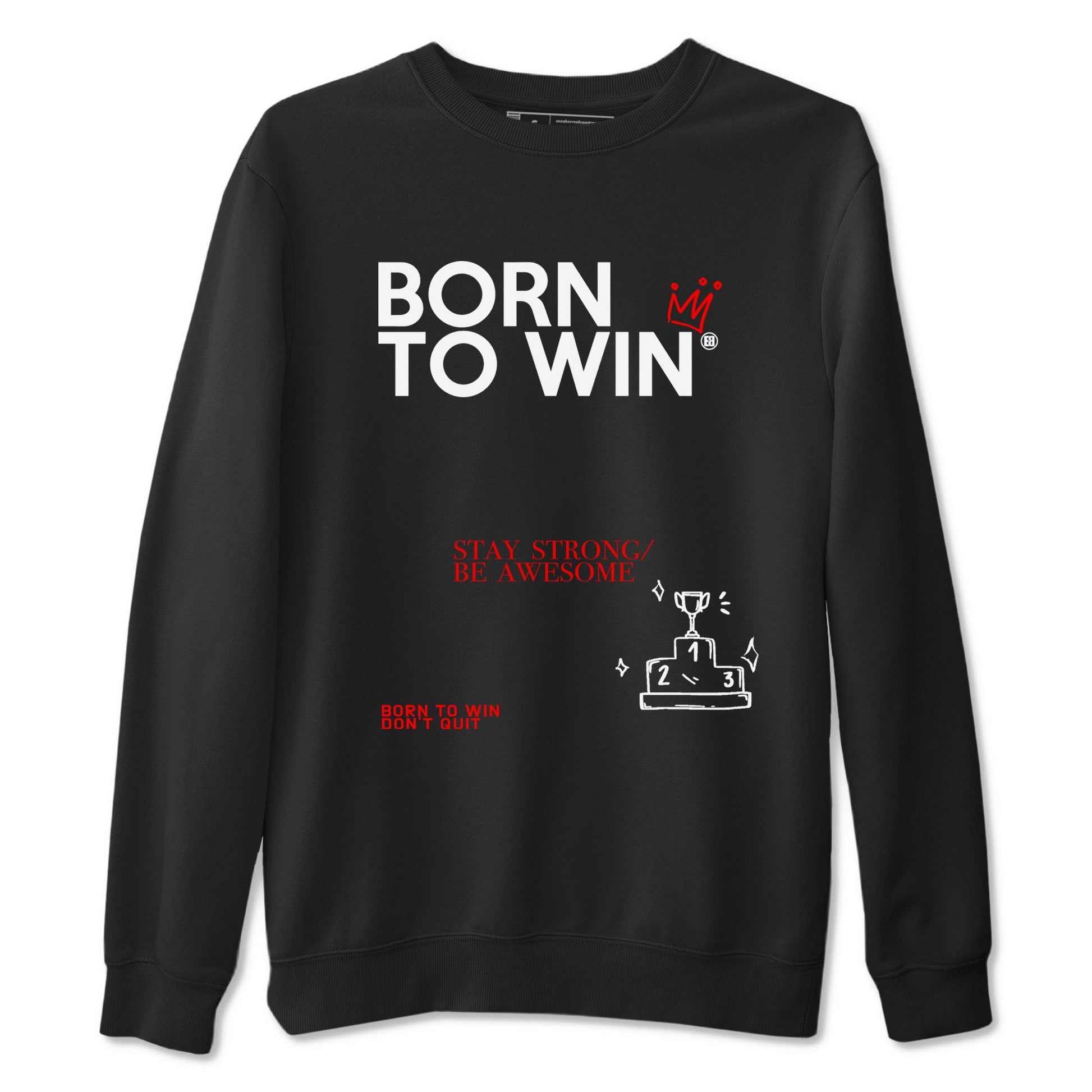 Air Jordan 12 Retro Taxi Flip shirts to match jordans Born To Win sneaker match tees 12s Red Taxi SNRT sneaker release Tees unisex cotton Black 2 crew neck shirt
