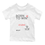 3s Black Cement shirts to match jordans Born To Win sneaker match tees Air Jordan 3 Black Cement SNRT Sneaker Tees streetwear brand Baby and Youth White 2 cotton tee