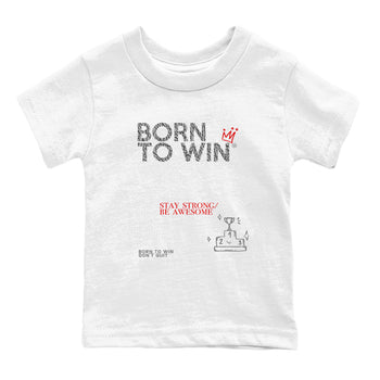 3s Cement Grey shirts to match jordans Born To Win sneaker match tees Air Jordan 3 Cement Grey SNRT Sneaker Tees streetwear brand Baby and Youth White 2 cotton tee