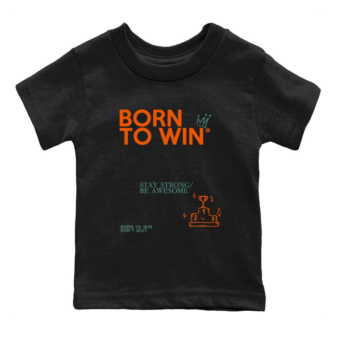 Dunk Low Ceramic shirts to match jordans Born To Win sneaker match tees Dunk Ceramic match shoes to clothes SNRT Sneaker Tees Youth Baby Black 2 tee