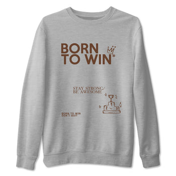 Yeezy Slide Flax shirts to match jordans Born To Win sneaker match tees Yeezy Slide Flax SNRT Sneaker Tees streetwear brand Heather Grey 2 unisex cotton tee