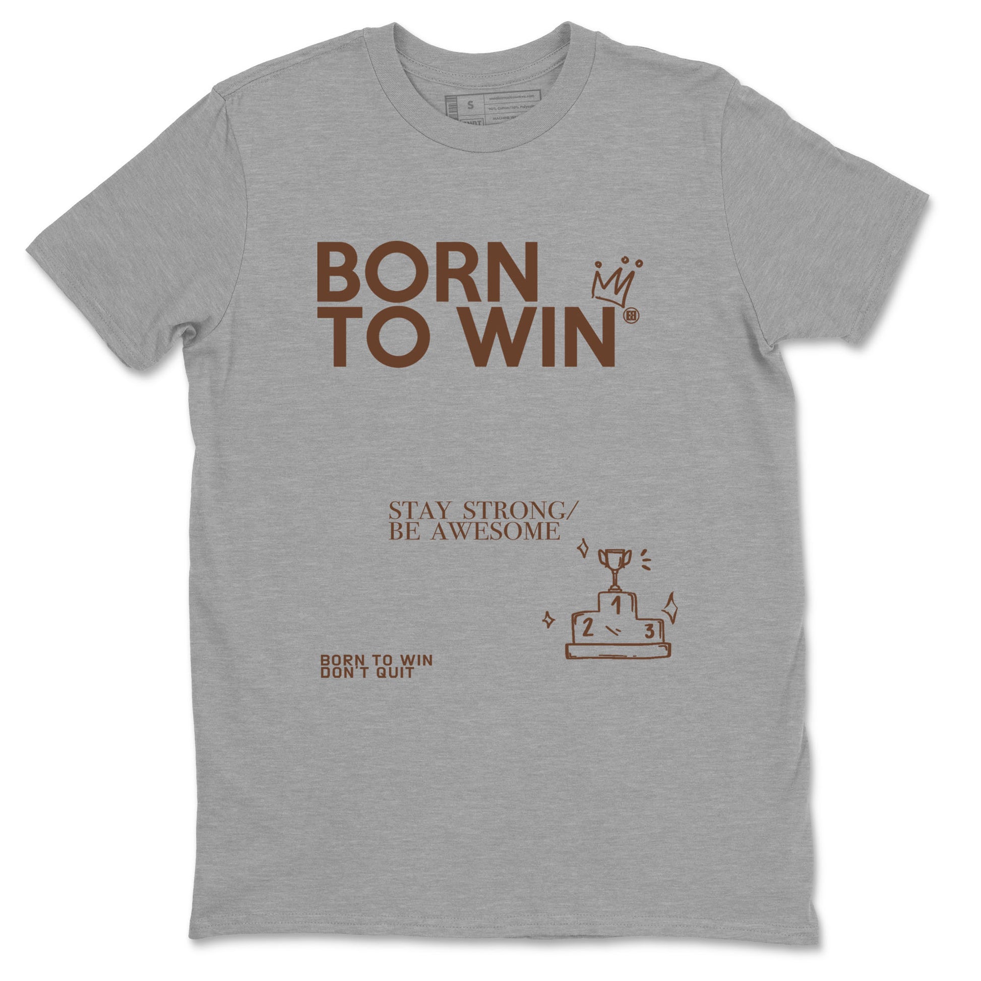 Yeezy Slide Flax shirts to match jordans Born To Win sneaker match tees Yeezy Slide Flax SNRT Sneaker Tees streetwear brand Heather Grey 2 unisex cotton tee