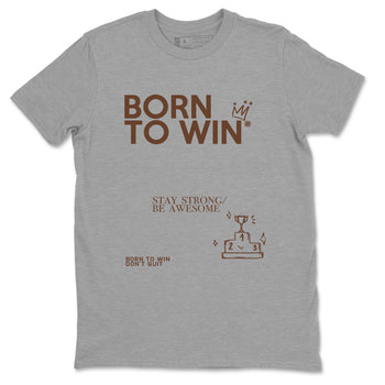 Yeezy Slide Flax shirts to match jordans Born To Win sneaker match tees Yeezy Slide Flax SNRT Sneaker Tees streetwear brand Heather Grey 2 unisex cotton tee