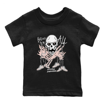 AJ11 Legend Pink shirts to match jordans Bring 'Em All unique Halloween sneaker tee Air Jordan 11 Legend Pink SNRT Sneaker Tees streetwear brand Baby and Youth Black 2 cotton tee