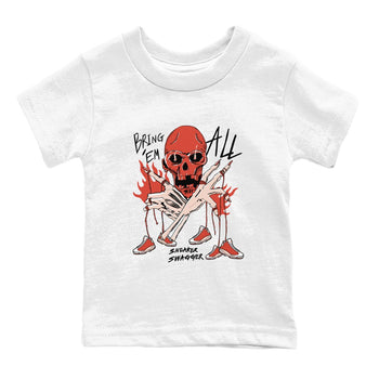 13s Dune Red shirts to match jordans Bring 'Em All unique Halloween sneaker tee Air Jordan 13 Dune Red SNRT Sneaker Tees streetwear brand Baby and Youth White 2 cotton tee